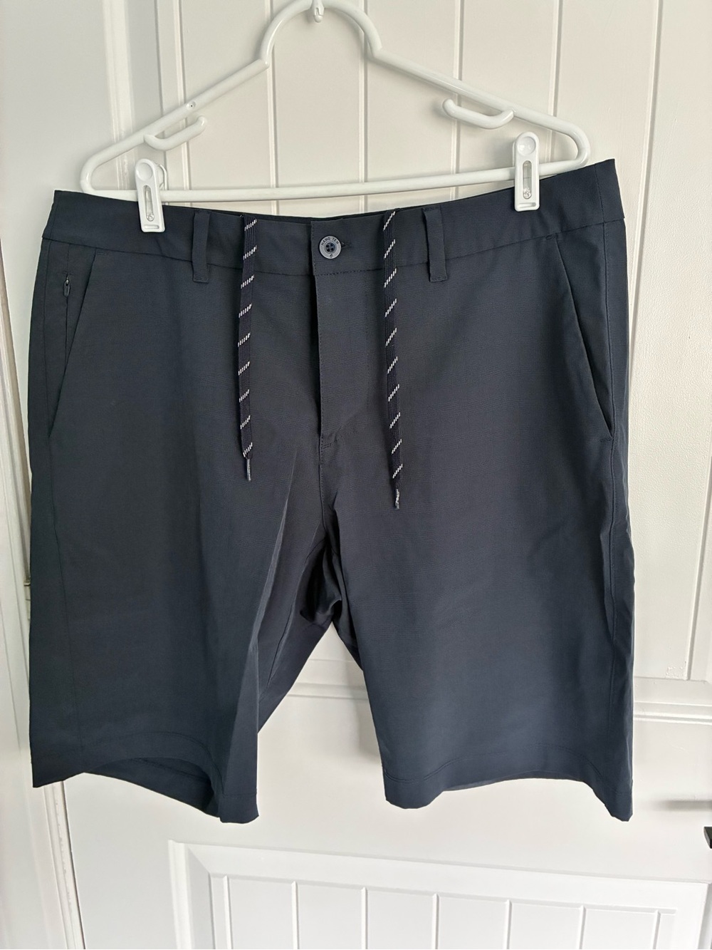 Hang Ten Dark Gray Drawstring Hybrid Shorts